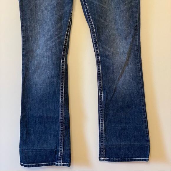 Ana 12 blue Jean denim bedazzled trendy Y2K vibes casual - Picture 7 of 7